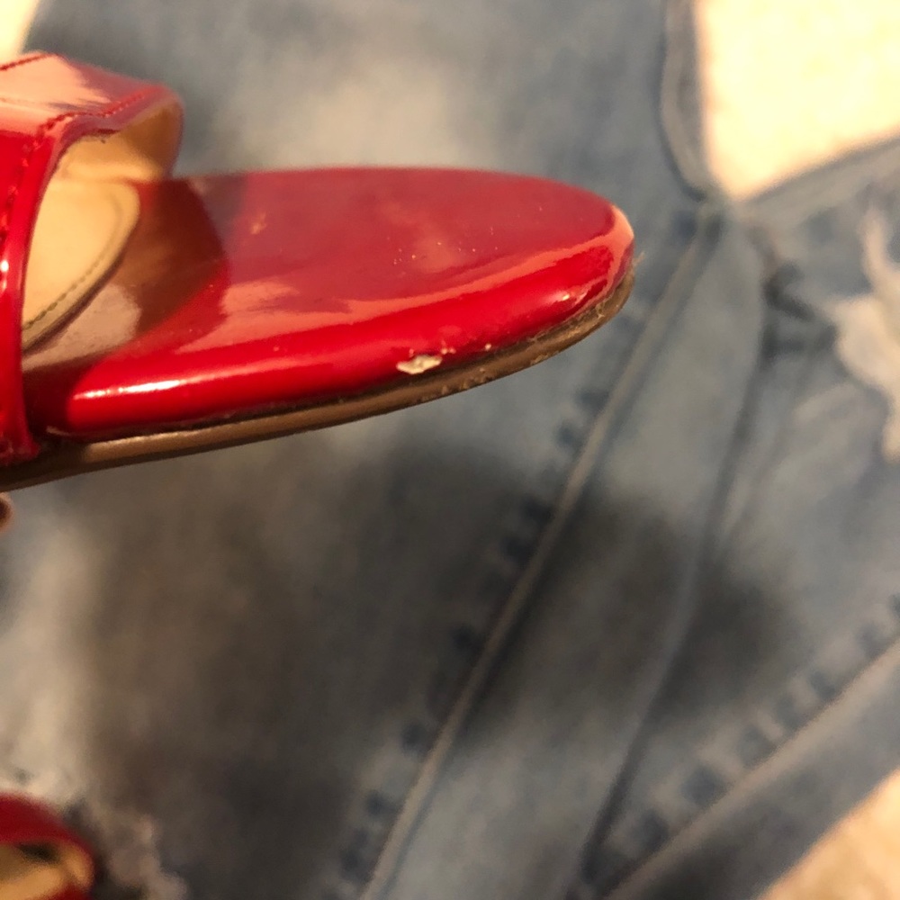 Call It Spring Red Heels Size 5 - image 8